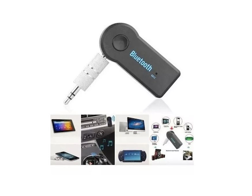 GENERICO B-1342 ADAPTADOR BLUETOOTH ENTRADA AUX 3,5MM ( BATERIA )