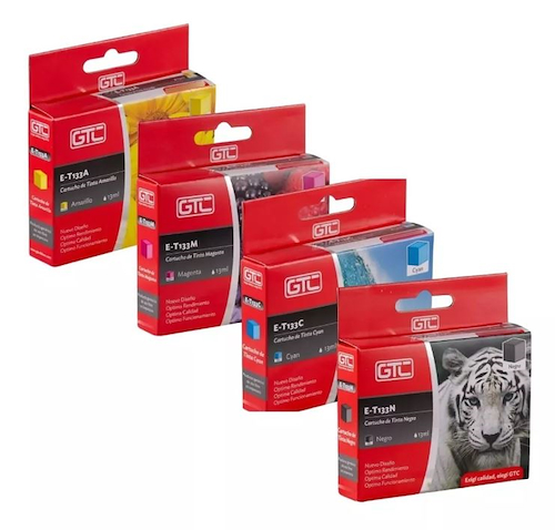 GTC GTC-T133 CARTUCHO P/EPSON TX125 COLORES VARIOS