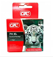 GTC HP-74 N CARTUCHO P/HP 74 NEGRO