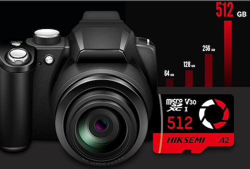 HIKSEMI M64GB CAPTURE MEMORIA MICRO SD 64GB CAPTURE P/CAM PROF 4K V30