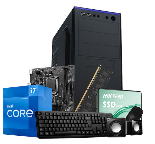 INTEL PC-I7-12700F Pc Intel Core i7-12700 / DDR4-8G / SSD 480Gb / KIT GABINETE
