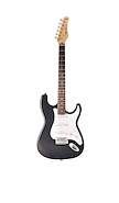 JAY TURSER JT-300-BK Guitarra electrica  tipo Legacy / Strato, cuerpo sólido, mas