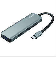 KOLKE KCH-430 HUB 6 EN 1 / 3 USB /SD TIPO C