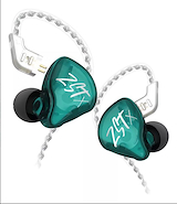 KZ ZSTXSGE AURICULAR ZSTX color Cyan sin microfono