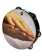 LATIN CUSTOM LC20R-M PANDERETA RELIGIOSA DE 20 CM MANOS