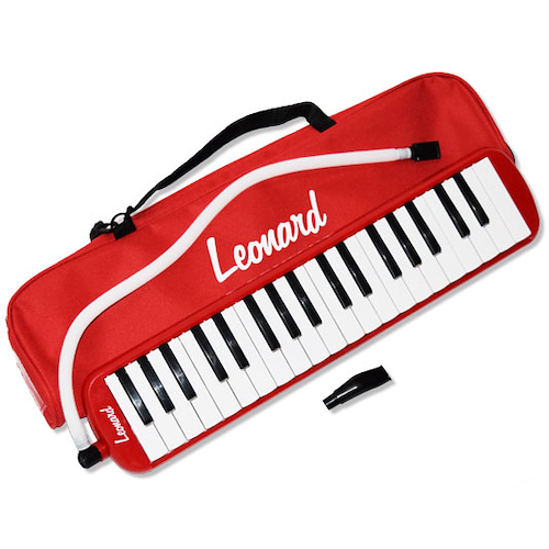 LEONARD BM37K Melodica Piano 37 Notas con Funda- Colores varios (MELO)