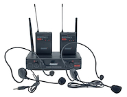 LEXSEN 2B2 Micrófono Inalámbrico DOBLE UHF BODY PACK