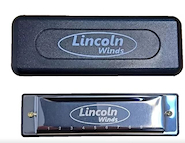 LINCOLN WIND HM03-10S Armonica blusera 20 v CROMADA