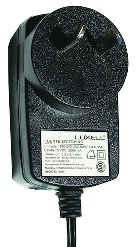 LUXELL SW0901000 FUENTE SWITCHING PARA 9 V 1000 MAH