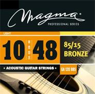 MAGMA GA120B85 ENCORDADO PARA GUITARRA AcustICA Bronze 85/15 010 L