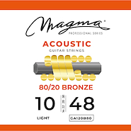 MAGMA GA120B80 ENCORDADO GUITARRA ACUSTICA Bronze 80/20 010 L
