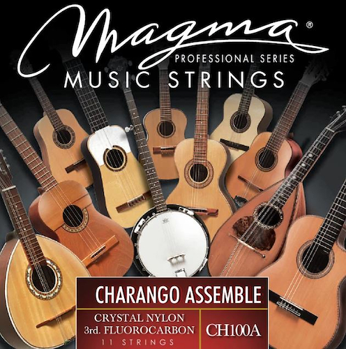 MAGMA CH100A SET Strings MAGMA CHARANGO 10C.NYLON CRISTAL SP.