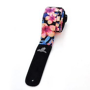 MAGMA 07MS03FP. Correa Magma polyester Flores Rosa con logo