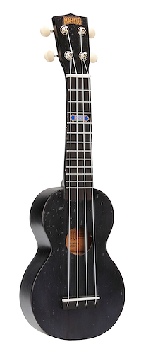 MAHALO MK1PLtbk MAHALO UKELELE TRANSPARENT BLACK, LEFT HANDED