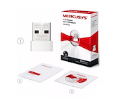 MERCUSYS MW150US PLACA DE RED NANO INALAMBRICA USB