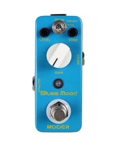 MOOER BLUES MOOD Micro Pedal De Efecto P/Guit, T: Blues Overdrive, Bright/Fat
