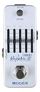 MOOER GRAPHIC B Micro Equalizador P/Bajo, A Pedal, 5 Band, ±18Db/Band, Level