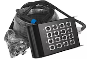MOON AUDIO PRO PACH16420 PACHERA DE 16 CANALES X 4 ENVIOS CON CABLE DE 20 MTS.
