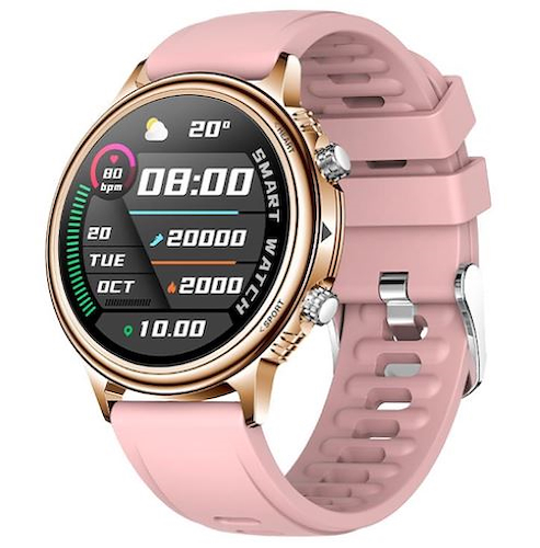 NOGA SW-08 ROSA RELOJ SMARTWATCH malla goma rosa
