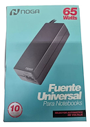 NOGA NGA-650 FUENTE PARA NOTEBOOK UNIVERSAL 65W 10 FICHAS