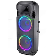 NOGA TORNADO PARLANTE 2 X 12 BLUETOOTH CON LUCES Y CONTROL