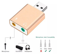 NOGA HE-282 ADAPTADOR USB AUDIO HD 7.1
