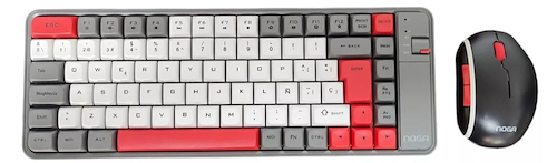 NOGA NKB-Q20 COMBO DE TECLADO + MOUSE GAMMER INALAMBRICO (+ BLT)