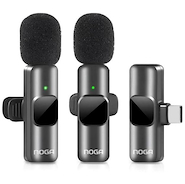 NOGA NG-MI9S MICROFONO INALAMBRICO PARA CELULAR X2/ USB C
