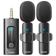 NOGA NG-MI35S MICROFONO INALAMBRICO P/CELULAR X2/AUXILIAR