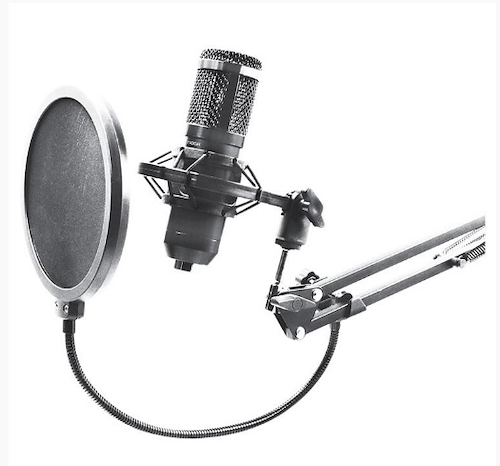 NOGA MIC ST800 MICROFONO CON SOPORTE Y FILTRO STREAMER