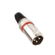 Nippon America JD-362 FICHA CANON 3 PATAS MACHO ( COLORES VARIOS )