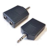 Nippon America AU15 ADAPTADOR 3,5 STEREO / 2 HEMBRA 6,5 STEREO
