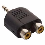 Nippon America AU7 ADAPTADOR MACHO 3,5 STEREO / 2 HEMBRA RCA