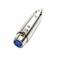 Nippon America AU72 ADAPTADOR MACHO RCA / HEMBRA CANON 3 PATAS