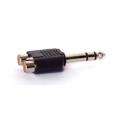 Nippon America AU5 ADAPTADOR 6,5 STEREO / 2 HEMBRA RCA