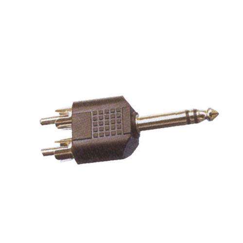 Nippon America AU55 ADAPTADOR 6,5 STEREO /  2 RCA MACHO