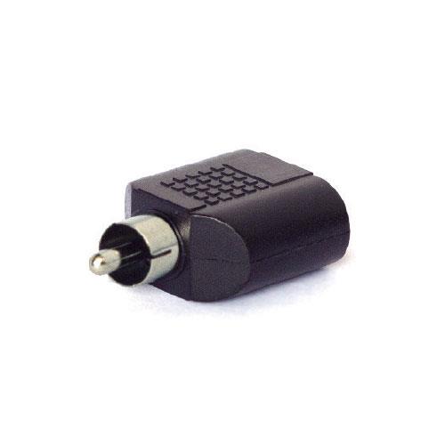 Nippon America AU10 ADAPTADOR MACHO RCA / 2 HEMBRA 3,5 MONO