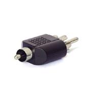 Nippon America AU51 ADAPTADOR MACHO RCA / 2 MACHO RCA