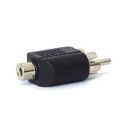 Nippon America AU60 ADAPTADOR 2 MACHO RCA / HEMBRA 3,5 STEREO