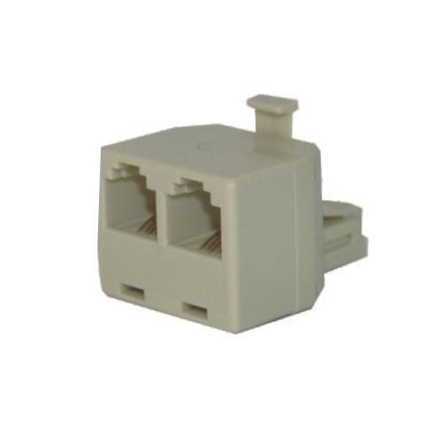 Nippon America ADT3 ADAPTADOR TELEFONICO DE 1 PLUG X 2 JACK 4 CONTACTOS