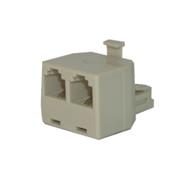 Nippon America ADT3 ADAPTADOR TELEFONICO DE 1 PLUG X 2 JACK 4 CONTACTOS