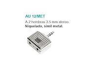 Nippon America AU12 MET ADAPTADOR 2 HEMBRA 3,5 STEREO / 3,5 STEREO METAL