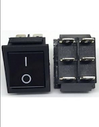 Nippon America MRS-103/R TECLA SIMPLE INVERSORA C/PUNTO MEDIO ON/OFF/ON