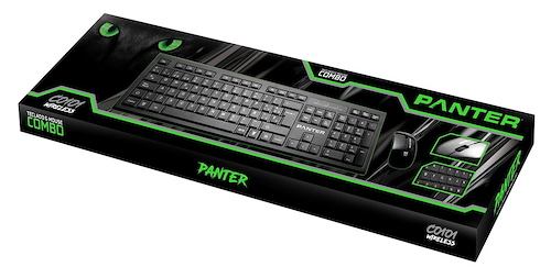 PANTER CO-101 COMBO DE TECLADO + MOUSE INALAMBRICO