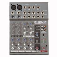 PHONIC AM105FX Mixer 2 Mic/Linea + 4St, Phantonm Multiefecto