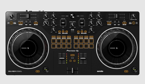 PIONEER DDJ-REV1 Controlador | DJ | 2 Chs | USB | 2 Platos | 8 Pads | Salidas