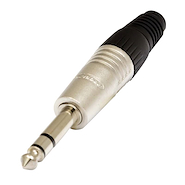 PROEL S3C Ficha plug 6,3mm estereo profesional, carcasa de aluminio fu