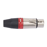 PROEL DHFX3PNK Ficha XRL hembra profesional. Cuerpo ergonómico y de alta re
