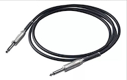 PROEL BULK100LU6 Cable de ins, plug-plug PROEL 6.3mm Mono, carcasa de metal n