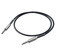 PROEL BULK100LU1 Cable de ins, plug-plug PROEL 6.3mm Mono, carcasa de metal n